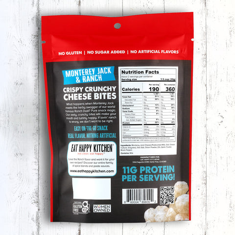3-pack or 12-pack Monterey Jack & Ranch Crispy Cheese Bites (2oz)