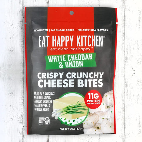 3-pack or 6-pack White Cheddar & Onion Crispy Cheese Bites (2oz)
