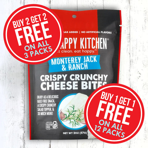 3-pack or 12-pack Monterey Jack & Ranch Crispy Cheese Bites (2oz)
