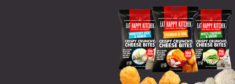 Get notified when our NEW crispy Cheese Bites drop and get an early bird discount!