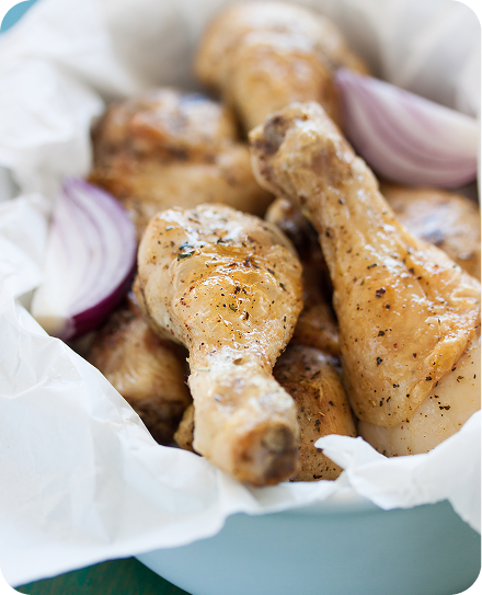 Seasoning meats,<br>chicken, fish, or eggs