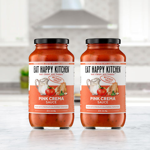 Eat Happy Kitchen Pink Crema (Twin Pack)